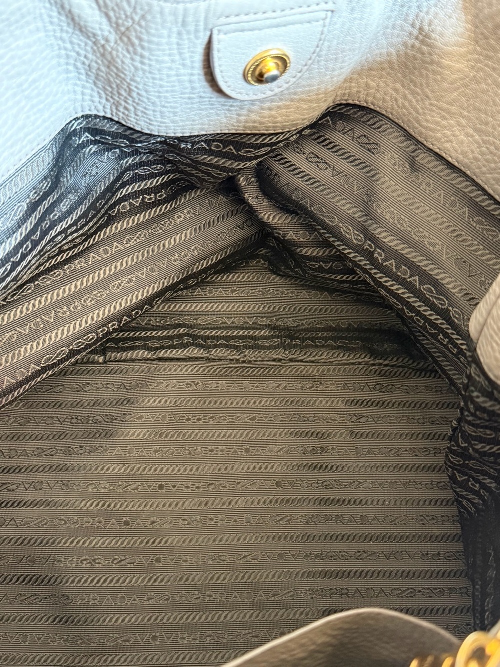 Prada - Vitello Daino Sacca 2 Manici Tote - Picture 14 of 16